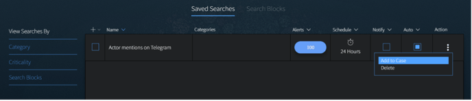 Adding a Saved Search Fix 4