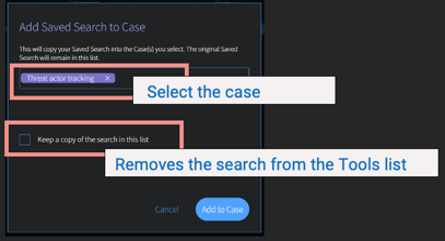 Adding a Saved Search Fix 6