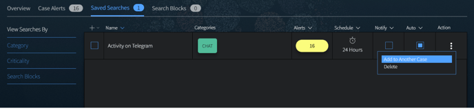 Adding a Saved Search Fix 7